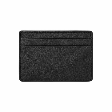 Fossil Men's Leather Minimalist Card Case Front Pocket Wallet for Men