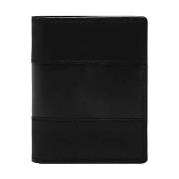 Fossil Men's Everett Leather Slim Bifold Card Case Wallet for Men