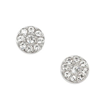 Fossil Women's Sterling Silver or Stainless Steel Stud Earrings for Women