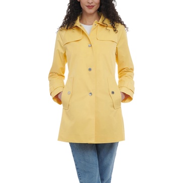 LONDON FOG Women's Double Collar Raincoat