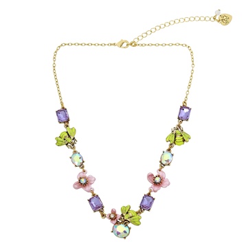 Betsey Bee Cluster Necklace