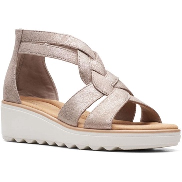 Clarks Women's Jillian Bright Strappy Wedge Sandal