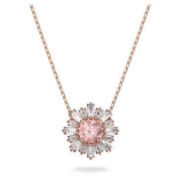 SWAROVSKI Sunshine Jewelry Collection, Pink Crystals, Rose Gold Tone Finish