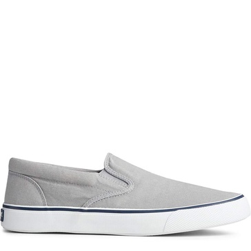 Sperry Mens Footwear Men's Striper II Slip On Sneaker, Sw Grey, 16