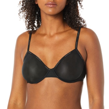 Sheer Marquisette Unlined Demi Bra