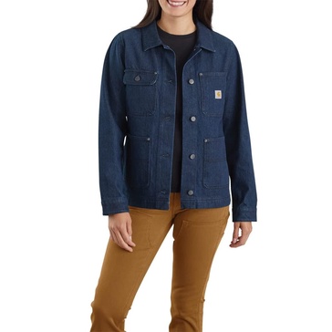 Relaxed Fit Denim Chore Coat