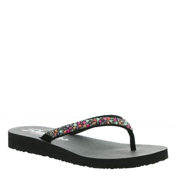 Skechers Women's Meditation-Daisy Delight Flip-Flop