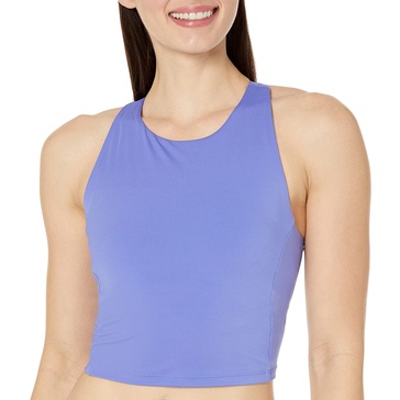 Amazon Essentials Women's Active Sculpt High Neck Racer Back Sports Bra Tank (Available in Plus Size)