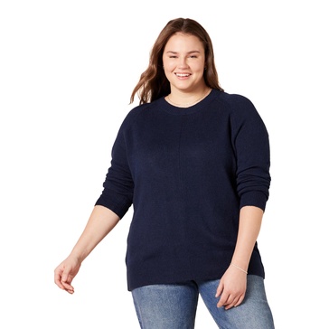 Amazon Essentials Women's Classic-Fit Soft Touch Long-Sleeve Crewneck Sweater (Available in Plus Size)