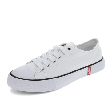 Levi's Womens Cain Canvas Casual Lace Up Sneaker Shoe