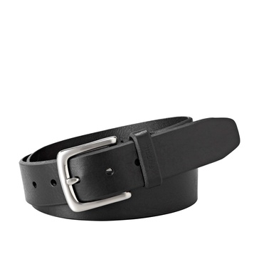 Fossil Men's Black Leather Belt for Men