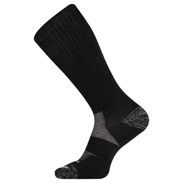 Merrell Men's and Women's Premium Wool Work Crew Socks-Unisex Arch Support Band and Breathable Mesh Zones