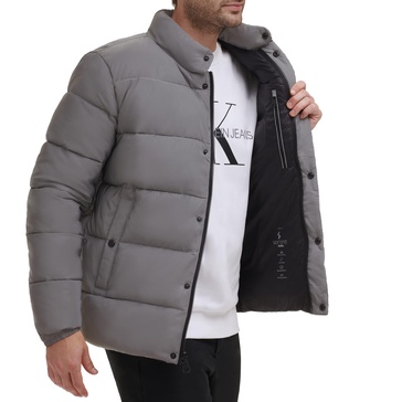 Calvin Klein Men's Snap Front Puffer Jacket