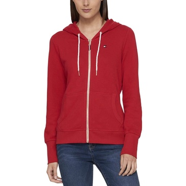 Tommy Hilfiger Women's Zip-up Hoodie – Classic Sweatshirt With Drawstrings and Hood