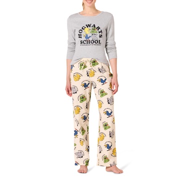 Amazon Essentials Harry Potter Women's Flannel Pajama Sleep Sets