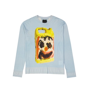 Givenchy Wool And Silk Printed Sweater