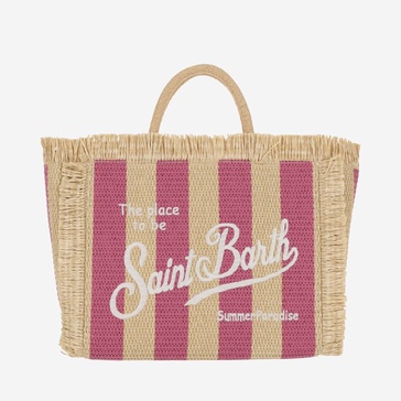 Mc2 Saint Barth Colette Tote Bag With Striped Pattern