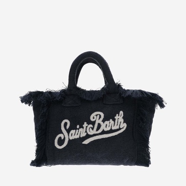 Mc2 Saint Barth Colette Terry Cloth Tote Bag With Embroidery