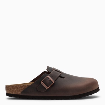 Birkenstock Habana-Coloured Boston Slipper With Narrow Fit