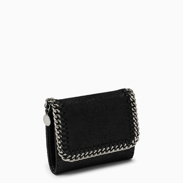 Stella Mc Cartney Black Small Falabella Wallet