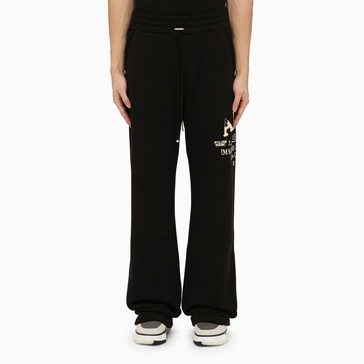 Amiri Black Jogging Trousers With Logo