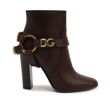 Dolce & Gabbana Leather Ankle Boots