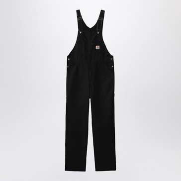 Carhartt Wip Black Cotton Bib Overall