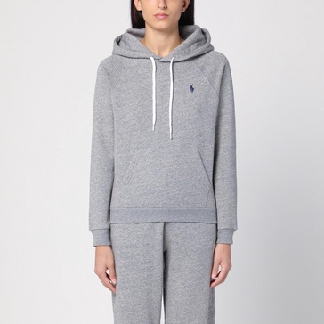 Polo Ralph Lauren Grey Cotton Blend Hoodie