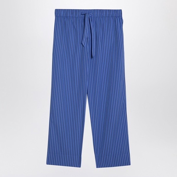 Tekla Light Blue Striped Pyjama Trousers