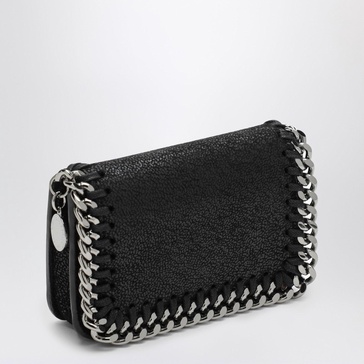 Stella Mccartney Falabella Flap Card Holder Black Women