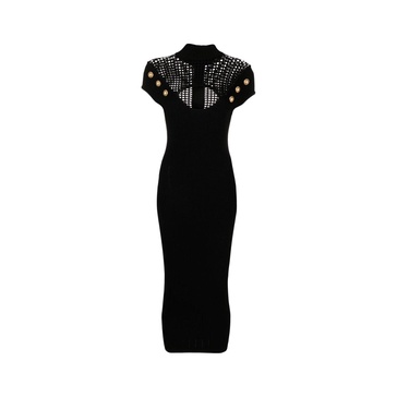 Balmain Knitted Sheath Dress