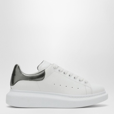 Alexander Mc Queen White And Silver Oversized Sneakers