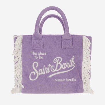 Mc2 Saint Barth Colette Terry Tote Bag With Embroidery