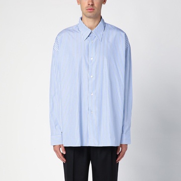 Studio Nicholson Blue/White Striped Cotton Shirt