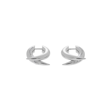 Force Horn Xs Earrings  in Silver