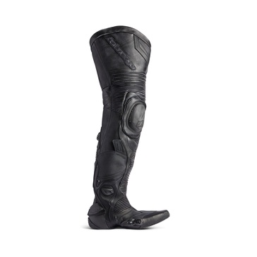 Men's Biker Over-the-knee Boot in Black