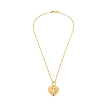 Women's Amour Heart Necklace  in Gold