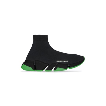 Men's Speed 2.0 Clear Sole Recycled Knit Sneaker  in Black