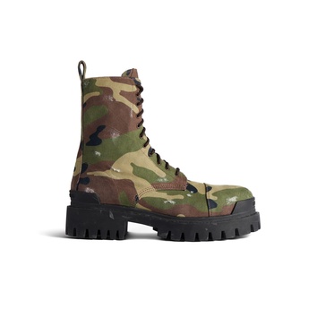 Men's Strike 20mm Boot Camo Print in Dark Green