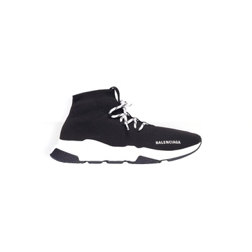 Women's Speed Lace-up Sneaker in Black/white