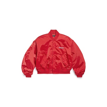 Political Campaign Varsity Jacket in Red