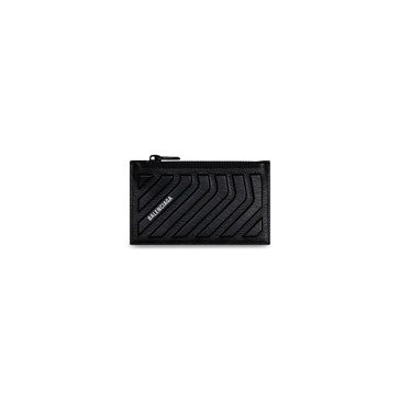 Men's Car Long Coin And Card Holder in Black