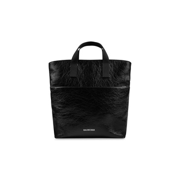 Men's Explorer Tote Bag With Strap in Black