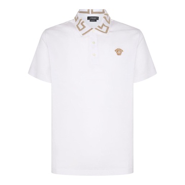 Versace Polo Shirt With Jellyfish Patch