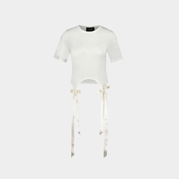 Simone Rocha Bow Tails Easy T-Shirt