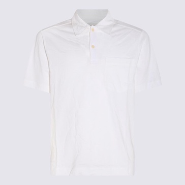 Dries Van Noten White Cotton Polo Shirt