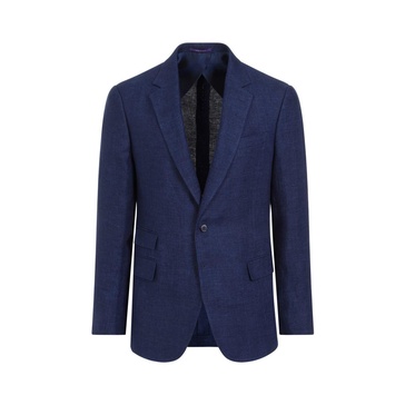 Ralph Lauren Purple Label Single-Breasted Straight Hem Blazer