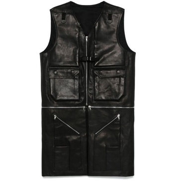 Utility leather vest