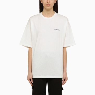 Halfboy Crew-Neck T-Shirt With Logo