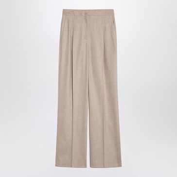 Loulou Studio Beige Wool And Cashmere Trousers